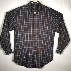 Orvis Men's M Plaid Check L/S Button Down Shirt